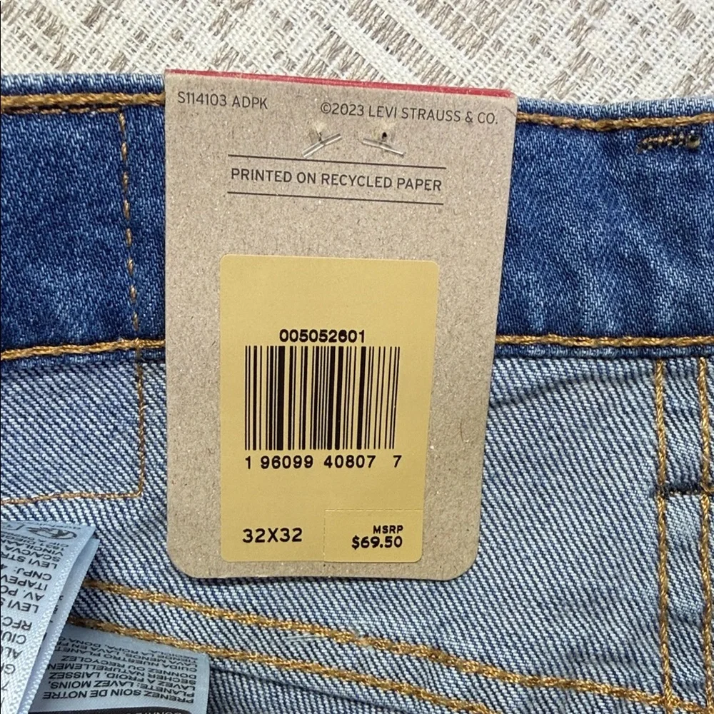Men's Levi’s 505 Regular Blue Jeans Size 32x32